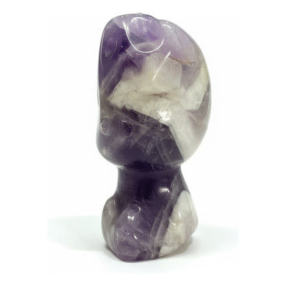 Escultura De Cuarzo En Forma De Gato 4.5x2.5x2 Cm