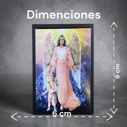 Estampas Coleccionables Esoterismo 5 Piezas Iguales Por Pac Chamuel 1 Religioso by HEREJE