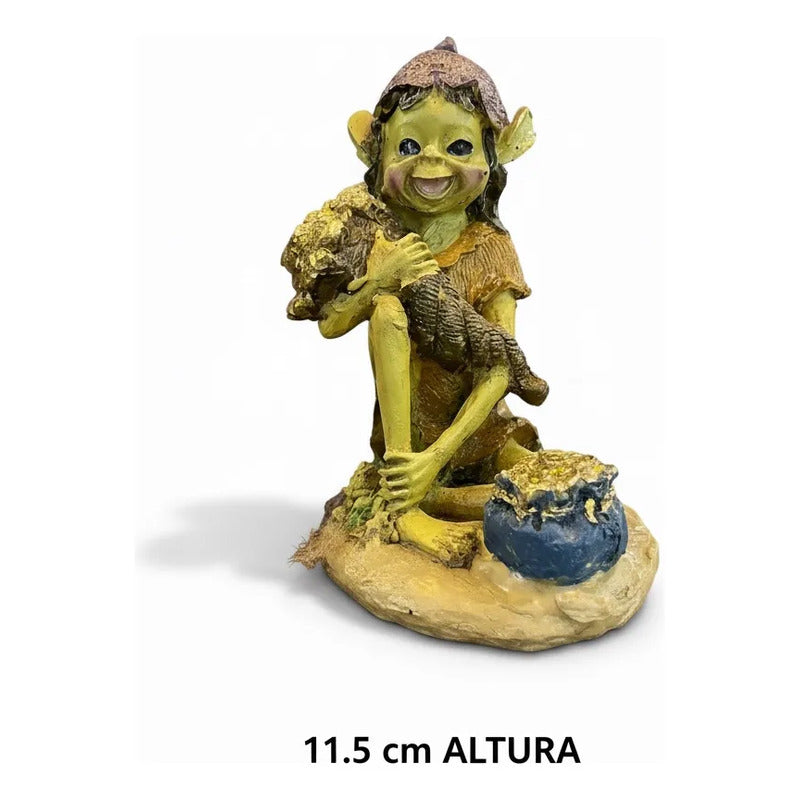 Elfo Cuerno De La Abundancia 11.5cm Variado