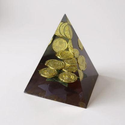 Piramides De Resina Pulida Varios Modelos 8.5x7x7 Cm