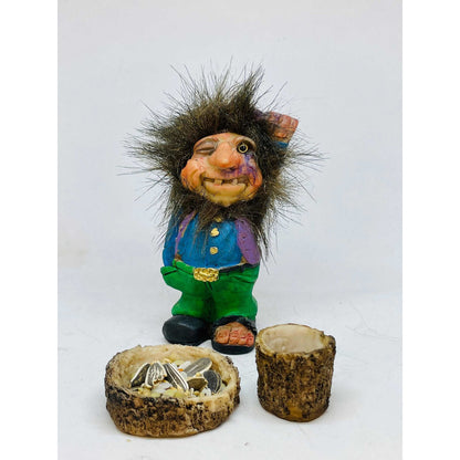 Troll-Abenteurer + Feeder 10 cm National Resin Figur