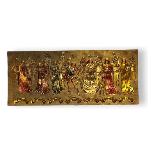 12 Gold Banknotes of Different Denominations, Laminated