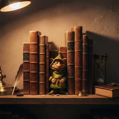 Duende Martillo Figura De Resina