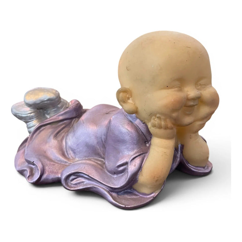 Esculturas De Buda Acostado 10 Cm De Altura Purpura by HEREJE