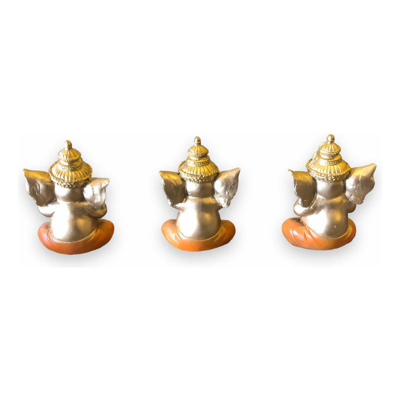 Set of 3 Ganesh 10cm