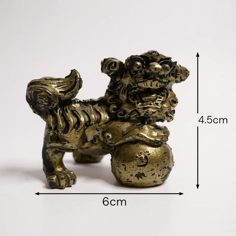 Figura De Resina De Los Perros Fu Protección Para Feng Shui