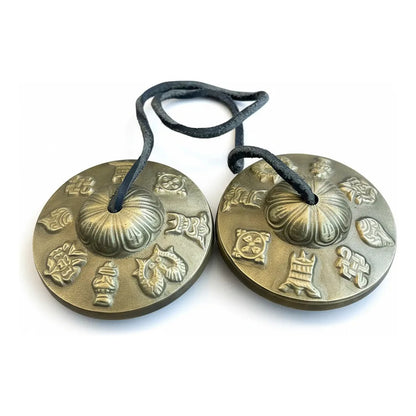 Cymbalo Tibetano Cuenco 7 Metales Indu 7.5 Cm