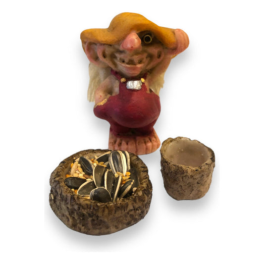 Troll Work + Feeder 9 cm Figur aus Nationalharz