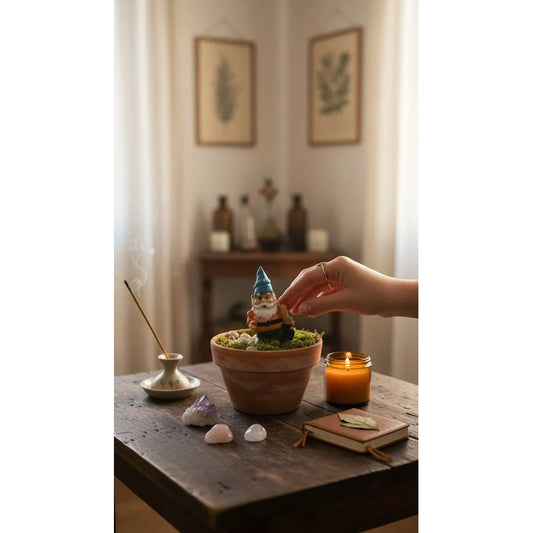Gnomos En Miniatura De 4 Cm Altura Pala by HEREJE