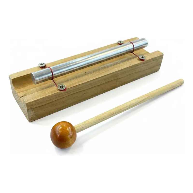 Diapason De Meditación De Madera Y Metal 15 Cm Cuenco