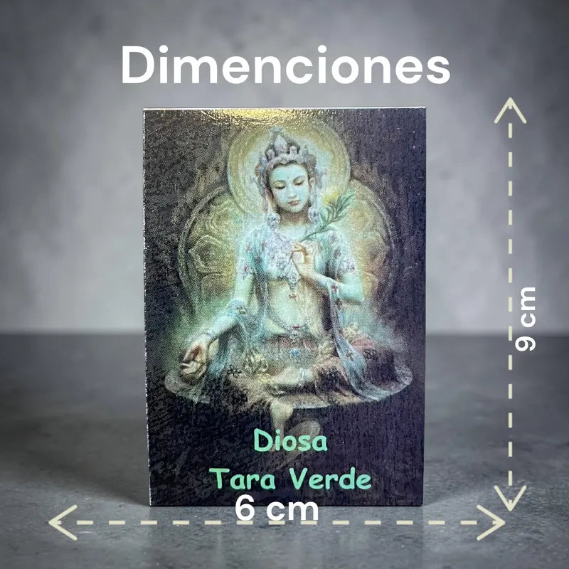 Estampas Religiosas Tara Verde 2 Deidades by HEREJE