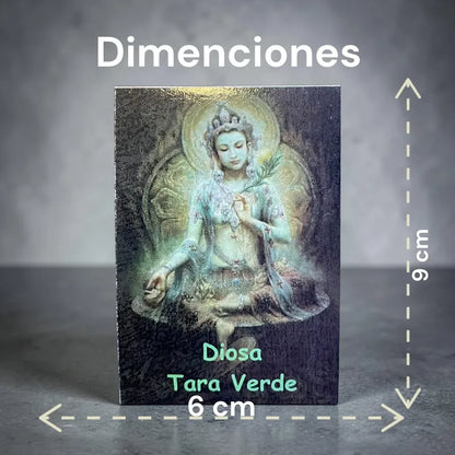Estampas Religiosas Tara Verde 2 Deidades by HEREJE