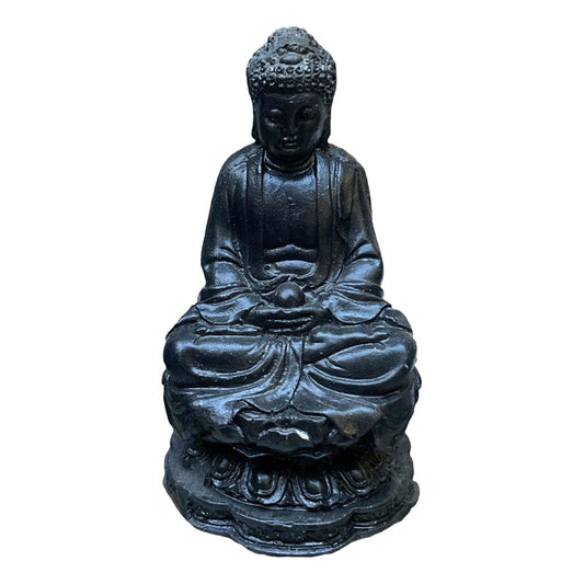 Black Buddha Round Base 10cm