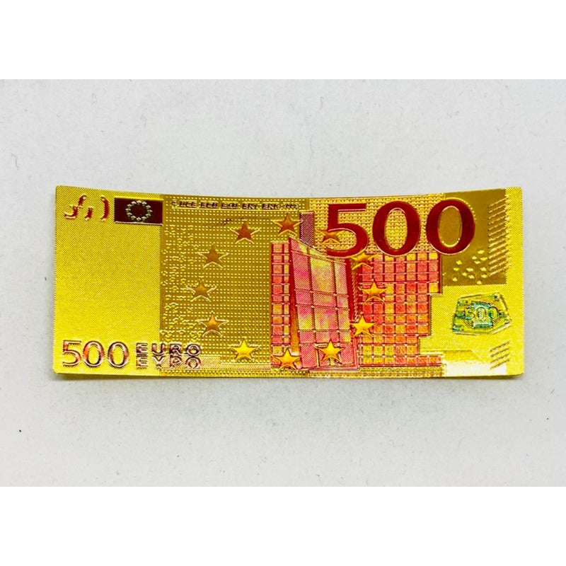 12 Billetes Dorado Diferentes Denominaciones Plastificados