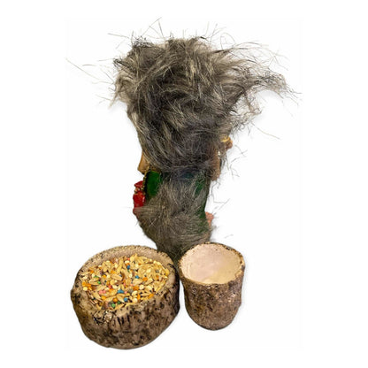 Troll Prosperidad + Comedero 10 Cm Figura Resina Nacional