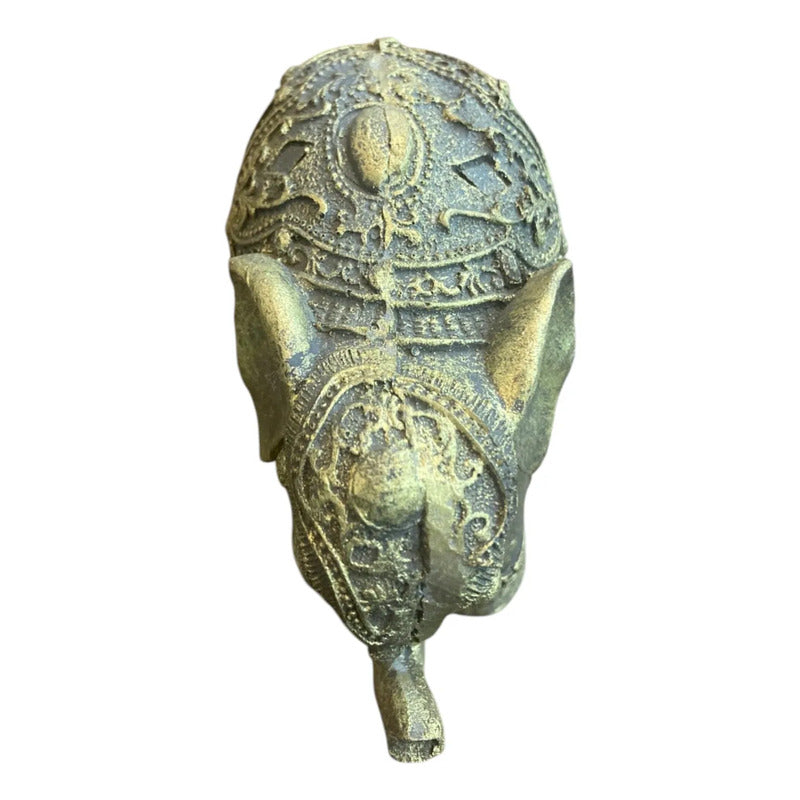 Figura Elefante Hindú Dorado Decoración Suerte 10cm Dorado Oscuro by HEREJE