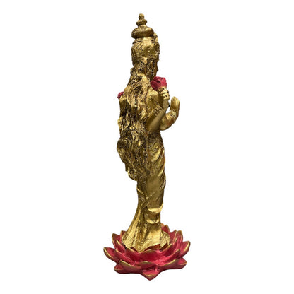 Lakshmi Goddess of Fortune Handmade Resin Ritualized.