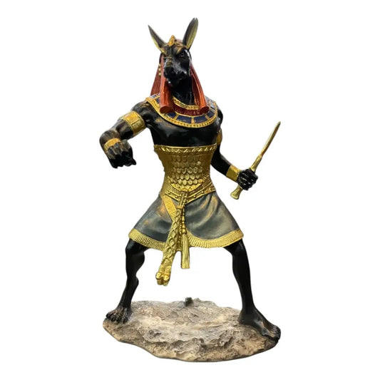 Seth Dios Egipcio 23 Cm De Altura Negro