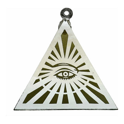 Divine Eye Engraved Mirror 12 cm