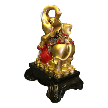Original Elephant with Backpack Sculpture - Lety Items