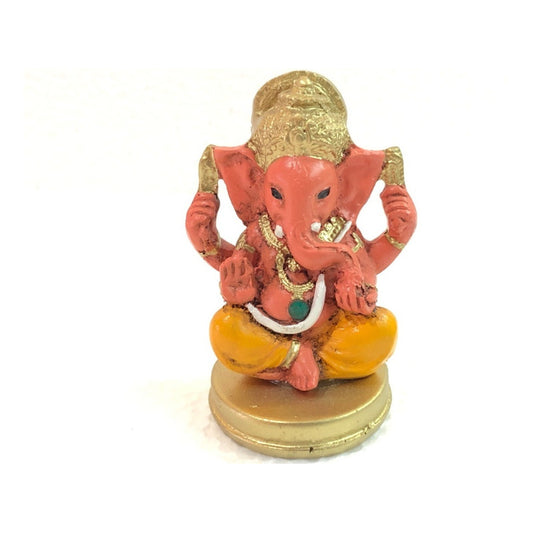 Ganesh 8.5 Cm National Resin Hand Painted
