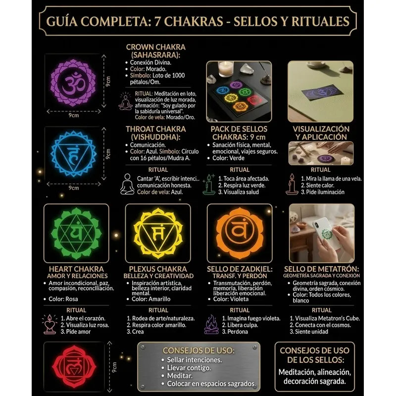 Estampas 7 Chakras Garganta Recorte by HEREJE