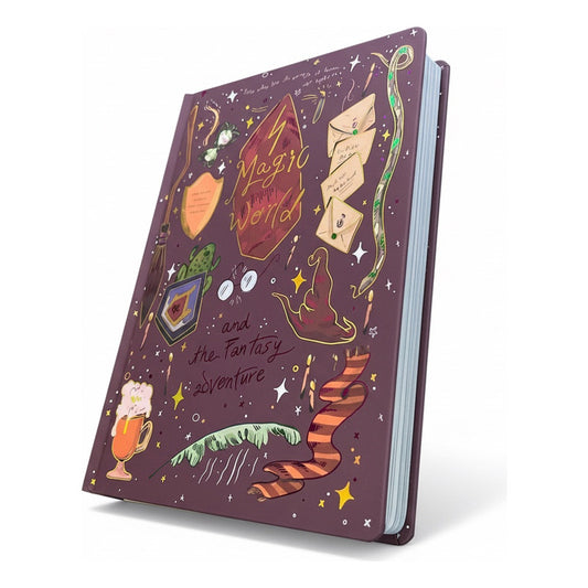 Grimorio Magic World: Libreta De Hechizos Dura