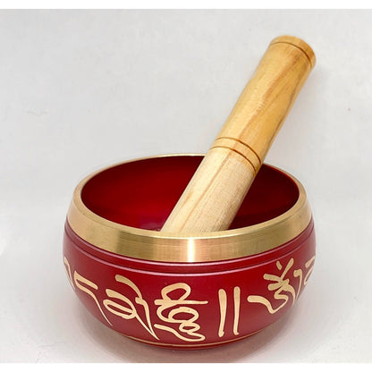 Tibetan Singing Bowl 95mm Diameter 7 Metals Imported Cleaning