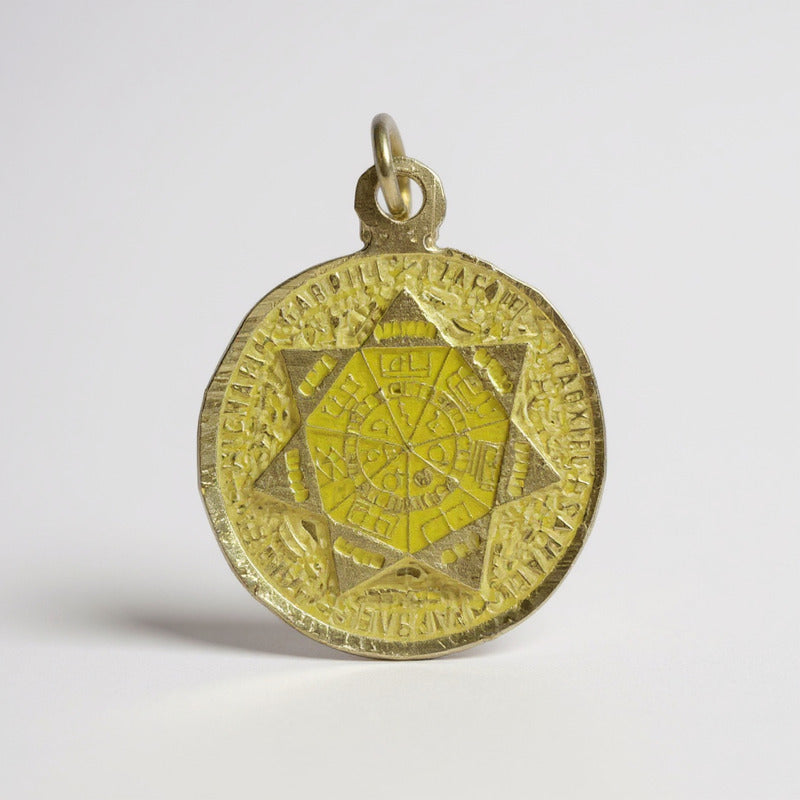 Sello Seite Arcangeles  Metatron Dije Metal Encapsulado 30mm