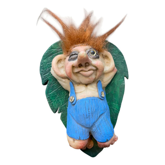 Troll Union Matrimonial Estatua De Resina De 6 Cm De Altura Verde Oscuro by HEREJE