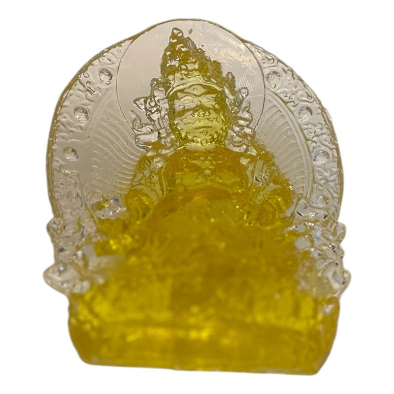 Dzambhala of Prosperity Buddha in Crystal Resin 12cm