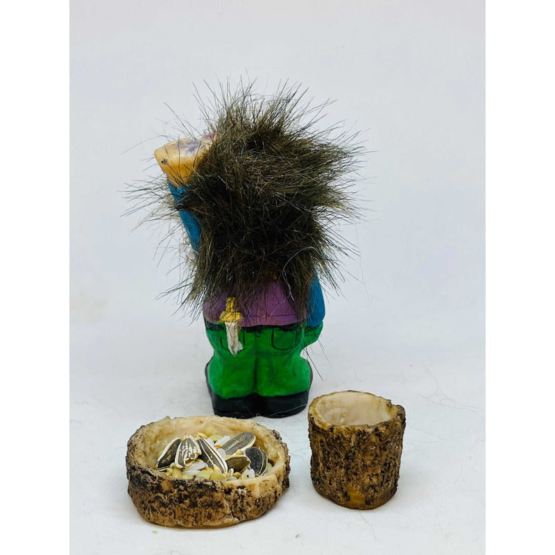 Troll-Abenteurer + Feeder 10 cm National Resin Figur