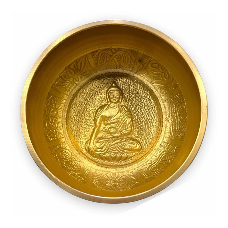 Cuenco Tibetano 105mm Diámetro 7 Metales Importado Meditacio by HEREJE