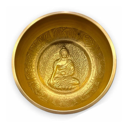 Cuenco Tibetano 105mm Diámetro 7 Metales Importado Meditacio by HEREJE