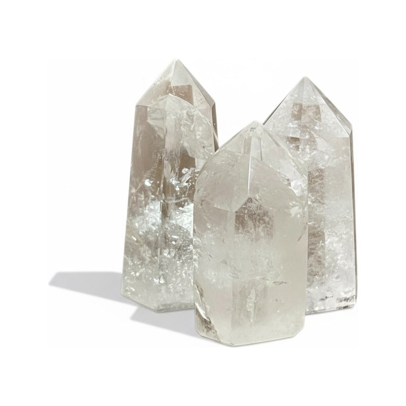 Cuarzo Maestro De Cuarzo Blanco De Entre 4.5 Y 5.5 Cm