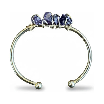 Amatista Pulsera Brazalete Natural Artesanal 7.5 Cm Diametro Amatista 7.5 Cm