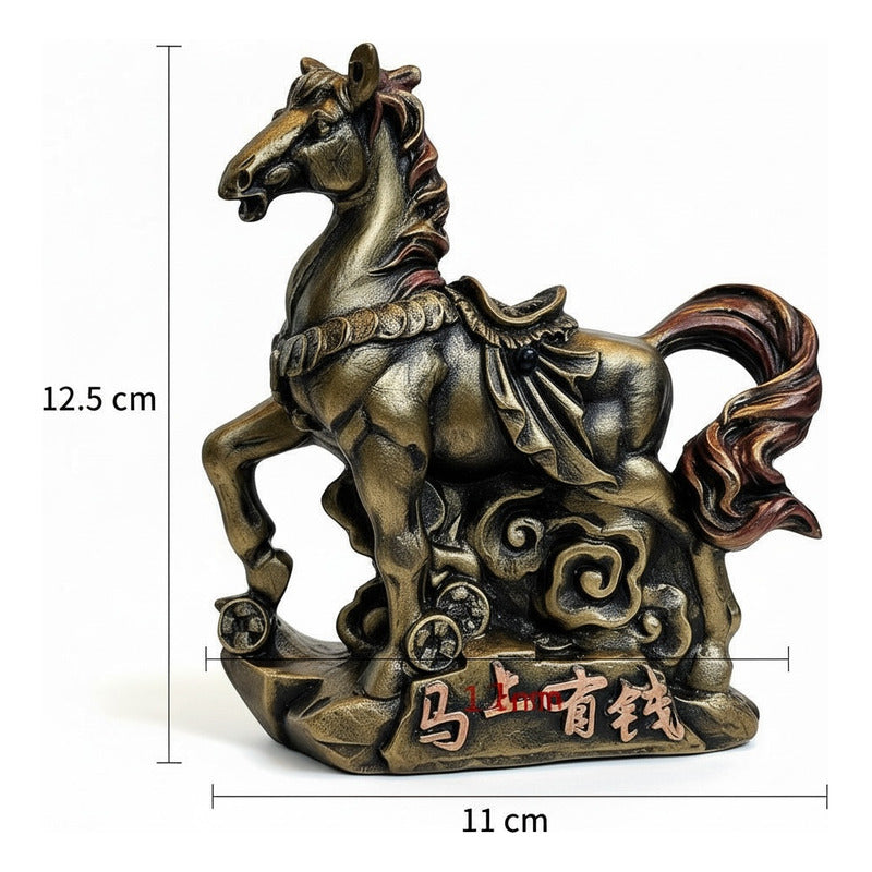 Caballo Del Año Chino 12.5x11x4cm