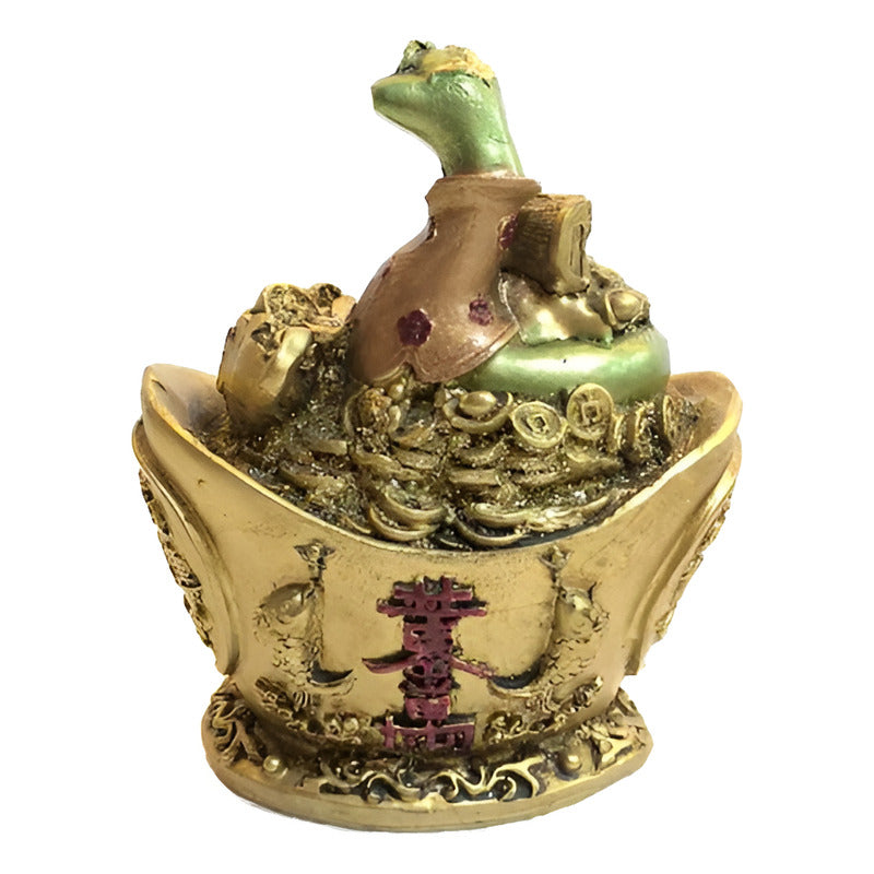 Harzbarren Schlange 12,5 cm Gold
