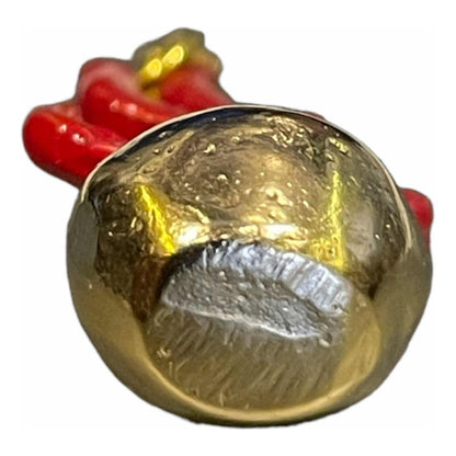 Fireball Feng Shui Amulet Gold Plated 3 cm High