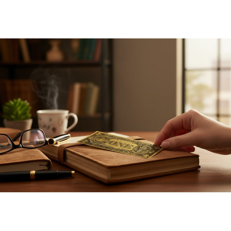 Billete Dorado Diferentes Denominaciones Plastificados