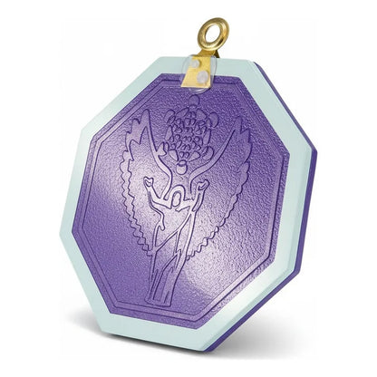 Arcángel Metatrón Geometría Sagrada Espejo 9cm Violeta