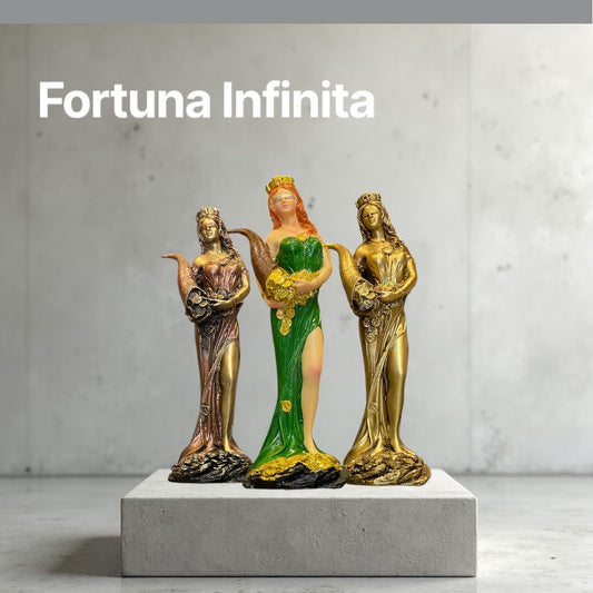 Diosa De La Fortuna, Abundia Resina 18 Cm