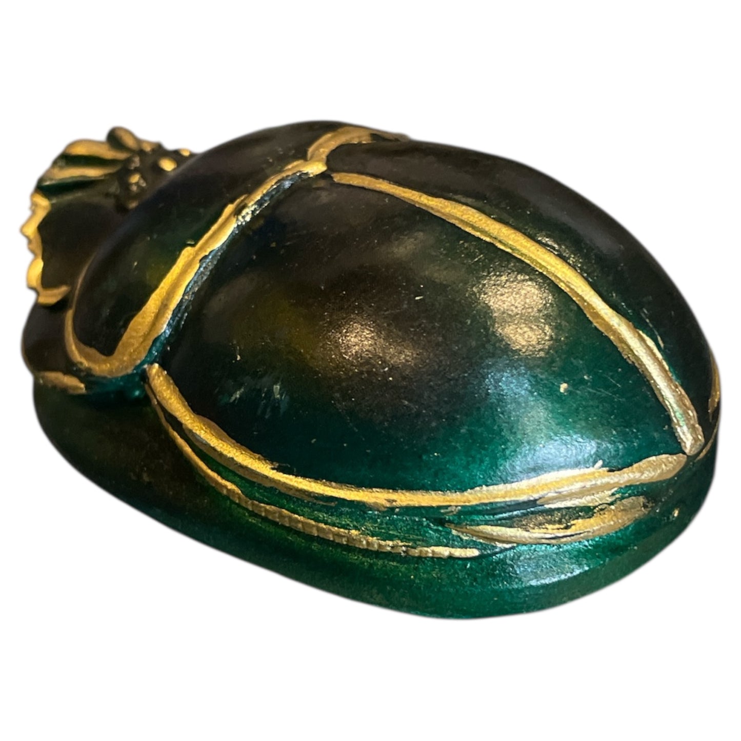 Escarabajo Figura De Resina 7.4cm