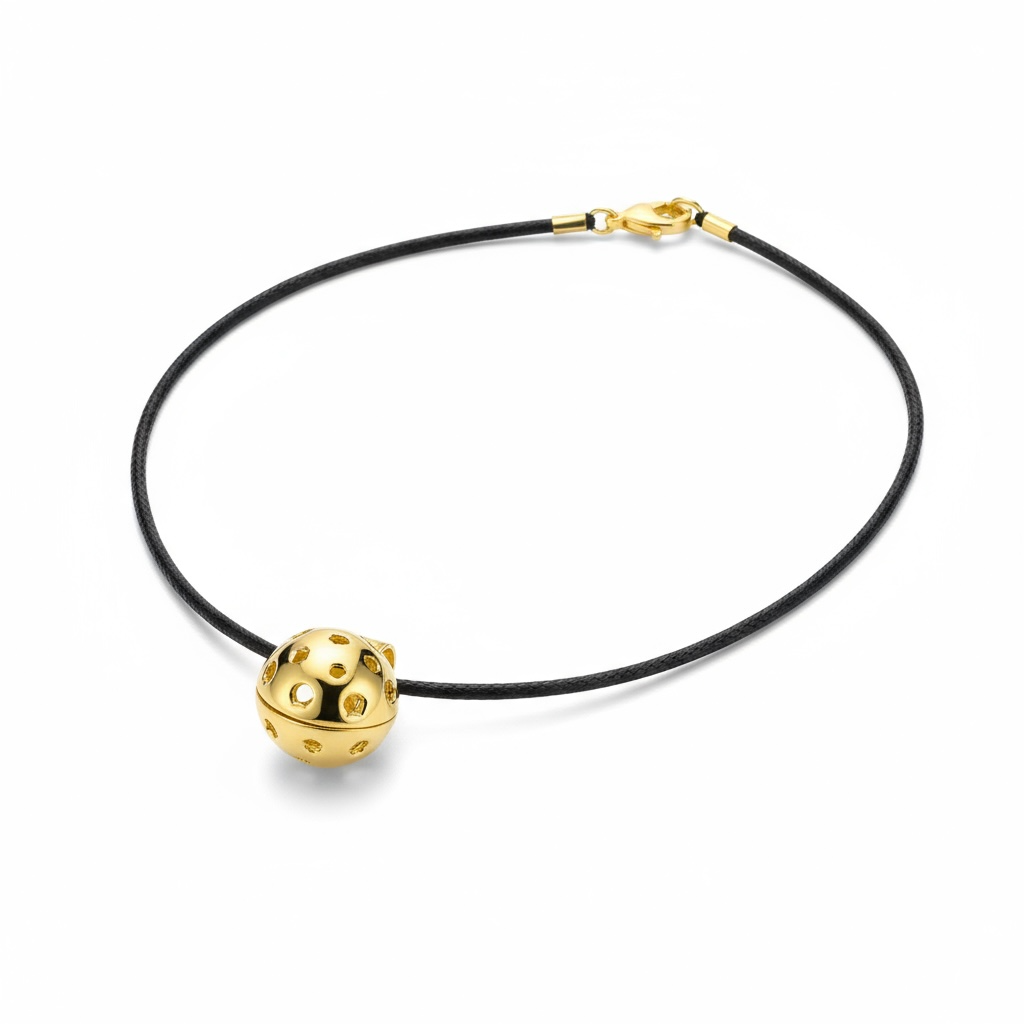 Llamador De Angeles Sencillo En Metal Dorado