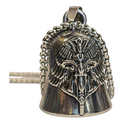 Biker Bell Charm for Motorcyclists with Chain