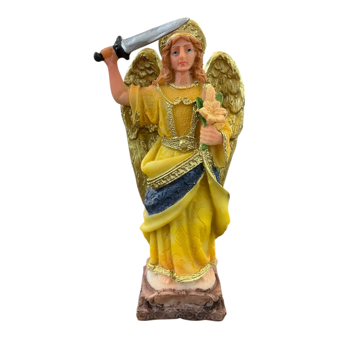 Juego 7 Arcangeles Figura Resina San Miguel, Jofiel, Chamue