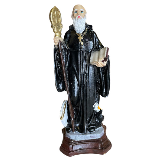 Saint Benedict Resin Figure 16 Cm