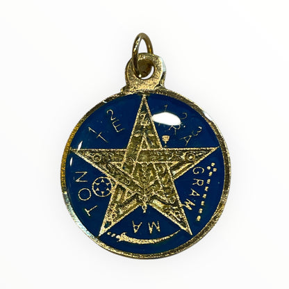 7 Powers Encapsulated Pendant and Tetragrammaton on the reverse