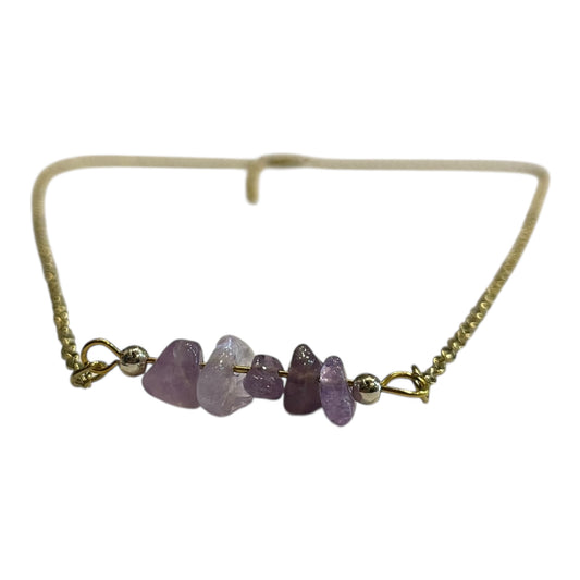 Necklace with Quartz Chip