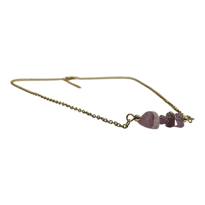 Necklace with Quartz Chip
